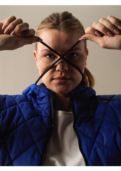 Kadın Mavi Çift Taraflı Sweatmont fiyatları