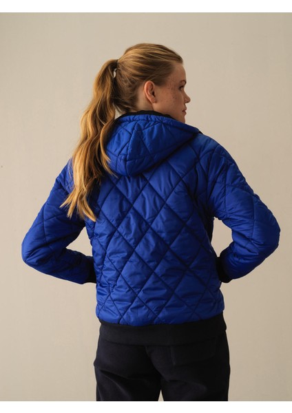 Kadın Mavi Çift Taraflı Sweatmont modelleri