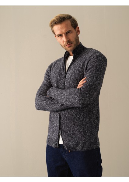 Lacivert Regular Fit Triko Hırka fiyatları