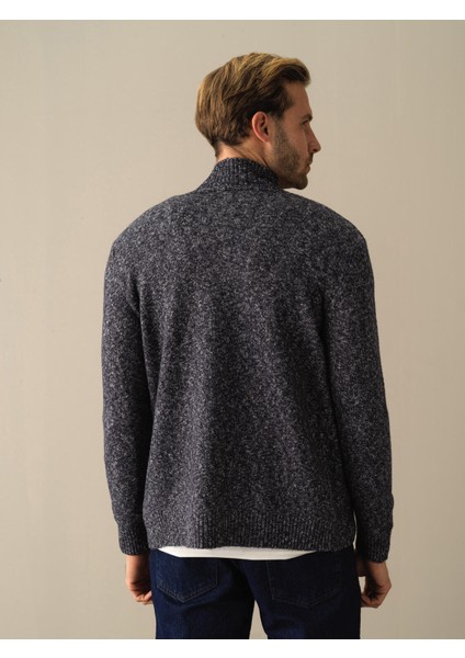 Lacivert Regular Fit Triko Hırka indirimleri