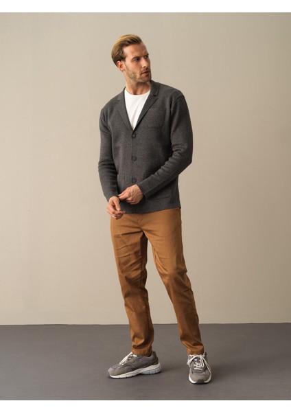 Pamuklu Düğmeli Regular Fit Triko Ceket modelleri