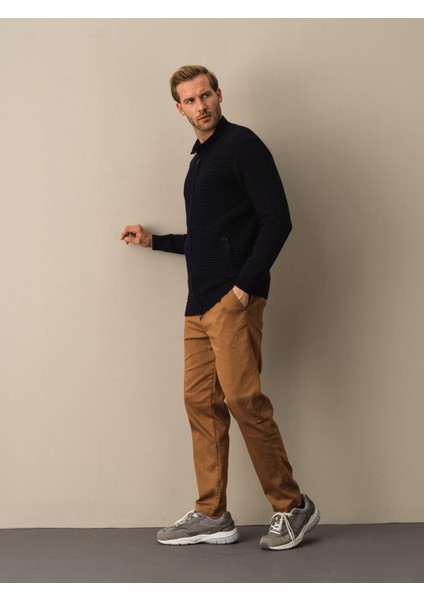 Erkek Lacivert Regular Fit Fermuarlı Hırka fiyatları