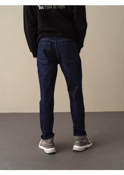 Pamuklu Slim Fit Denim Pantolon