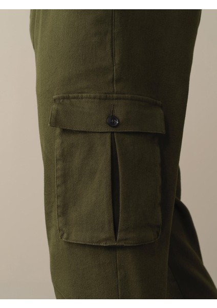 Pamuklu Regular Fit Kargo Pantolon fırsatları