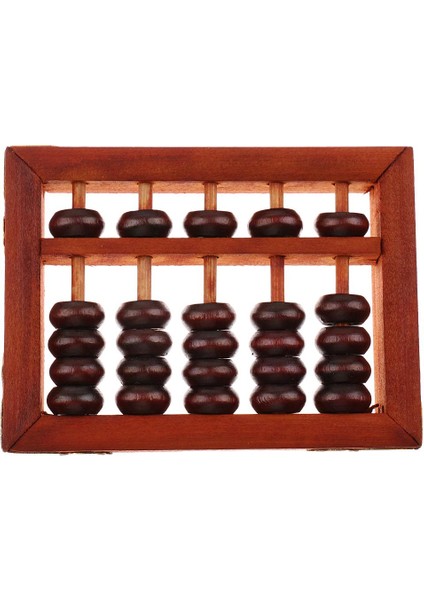 Çin Vintage Abacus Aritmetik 5 Basamaklar Çocuk Matematik Oyuncakları Hesaplama Araçları