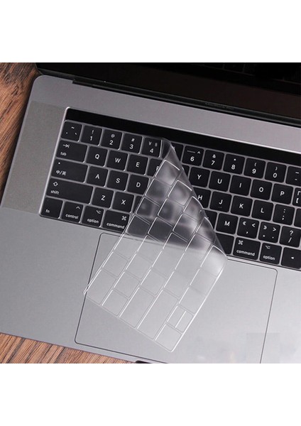 Macbook Air 13.6 M2 A2681 MLXW3TU/A Silikon Klavye Koruması Eu Türkçe Şeffaf - AL3193