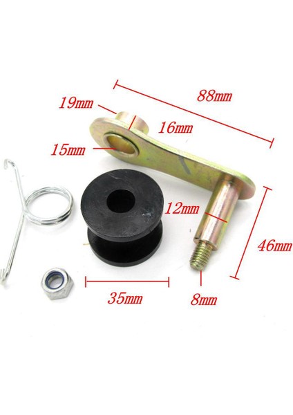 Atv Quad Kir Motosiklet Için Yay Yüklü Zincir Silindiri Gergin Kılavuz Tekerlek (Yurt Dışından) fiyatları