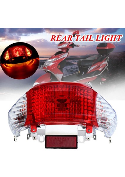 49CC 50CC Çin Gy6 Scooter Için Motosiklet 12V Arka Kuyruk Işığı Moped (Yurt Dışından) modelleri