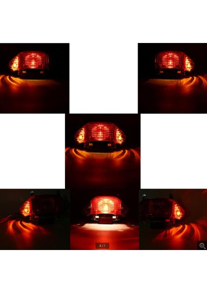 49CC 50CC Çin Gy6 Scooter Için Motosiklet 12V Arka Kuyruk Işığı Moped (Yurt Dışından) fırsatları