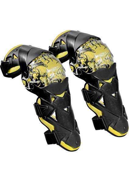 Motosiklet Kir Motosiklet Yetişkin Diz Pedleri Koruyucu Korumalar Dişli Ped Sarı (Yurt Dışından)