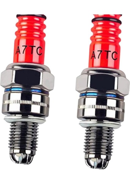 50CC 70CC 90CC 110CC 125CC Çin Atv Kir Motosikleti Için 2x A7TC Buji (Yurt Dışından) modelleri