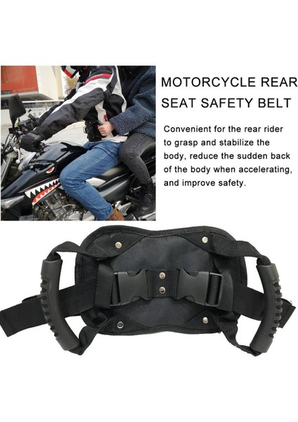 1x Siyah Motosiklet Yolcu Kemeri Arka Koltuk Kapat Kavrama Sapı Göbek Kayışı (Yurt Dışından) modelleri