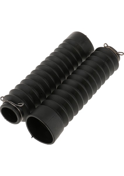 Çift Motosiklet Yumuşak Kauçuk Ön Çatal Kapak Botları - Siyah (Yurt Dışından)