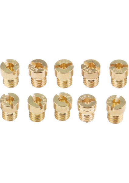 10 Parça 5mm Motosiklet Karbüratör Ana Jet Seti - Boyut 100 105 108 110 115 120 6 (Yurt Dışından)
