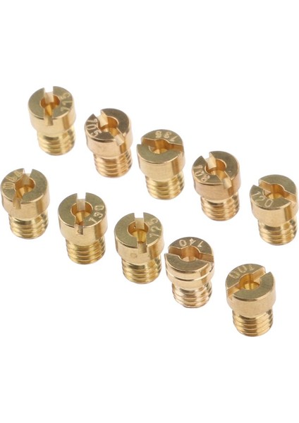 10 Parça 5mm Motosiklet Karbüratör Ana Jet Seti - Boyut 100 105 108 110 115 120 6 (Yurt Dışından)