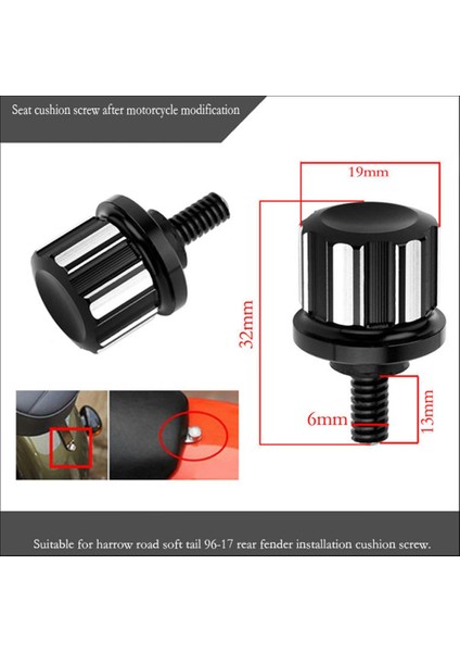 Motosiklet Koltuk Vidası 4 "-20 Iplik 997-207 Motosiklet 1 (Yurt Dışından) modelleri