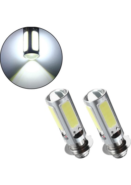 2 Adet H6 P15D-25-1 Cob LED Motosiklet Far Sis Ampulleri 6000K Beyaz (Yurt Dışından) fırsatları