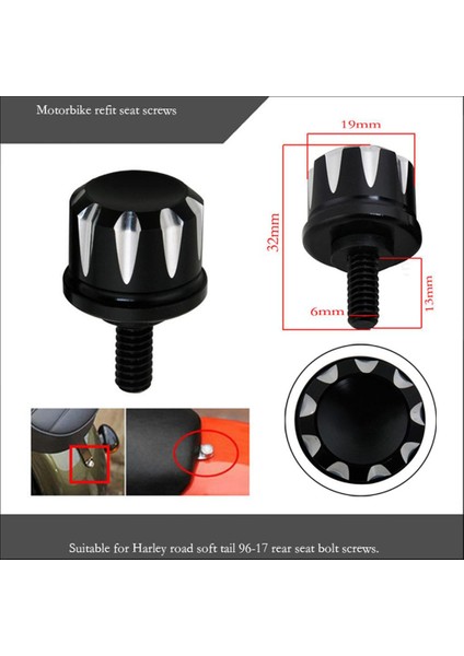 1996-017 Için Koltuk Vidalı Somun Düğmesi Sekmesi Kapakları (Yurt Dışından) modelleri