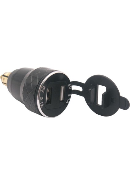 F800 F700 4.2A LED Için Motosiklet Din Soketi Çift USB Şarj Cihazı (Yurt Dışından)