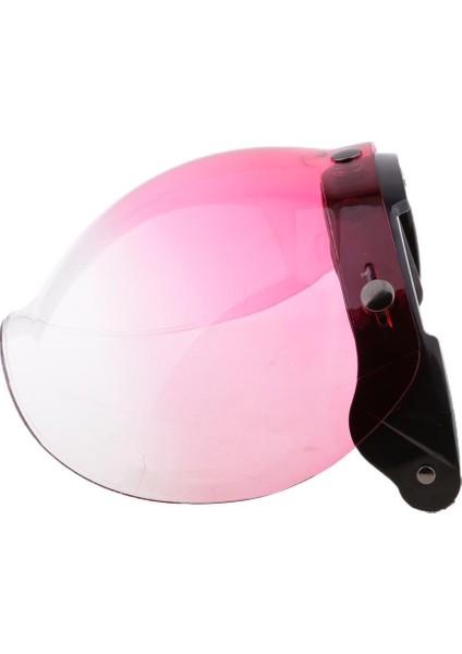 Açık Yüz Retro Gradyan Motosiklet 3 Snap Kabarcık Gözlükleri Visor 4 (Yurt Dışından)
