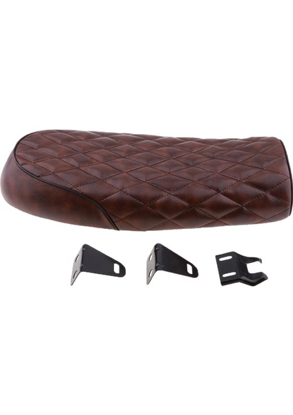 Suzuki GN125 GN400 GR650 Kahverengi Için Motosikli Flat Brat Cafe Racer Seat (Yurt Dışından) indirimleri