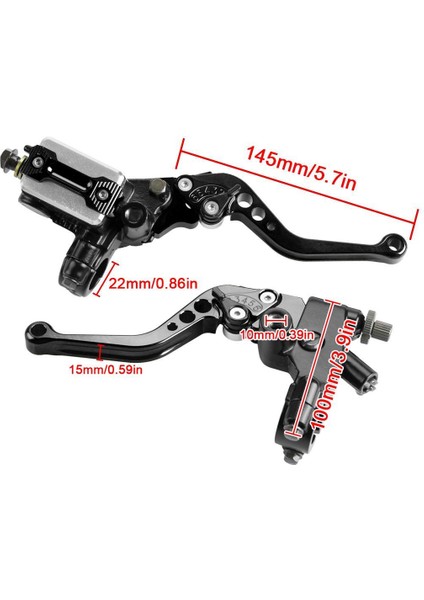 2'li 7 8 '' Motosiklet Fren Debriyaj Ana Silindir Kiti Rezervuar Kolları (Yurt Dışından) modelleri