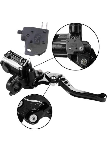 2'li 7 8 '' Motosiklet Fren Debriyaj Ana Silindir Kiti Rezervuar Kolları (Yurt Dışından) fırsatları