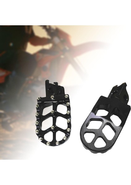 Motosiklet Ayağı Pegs CRF450R CRF450RX CRF450X Siyah (Yurt Dışından)