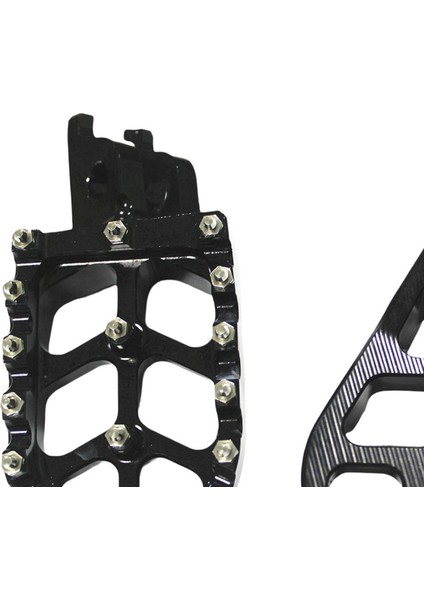 Motosiklet Ayağı Pegs CRF450R CRF450RX CRF450X Siyah (Yurt Dışından)