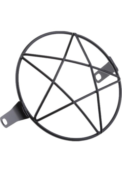 17CM Retro Ön Far Kapağı Motosiklet Chopper Black (Yurt Dışından)