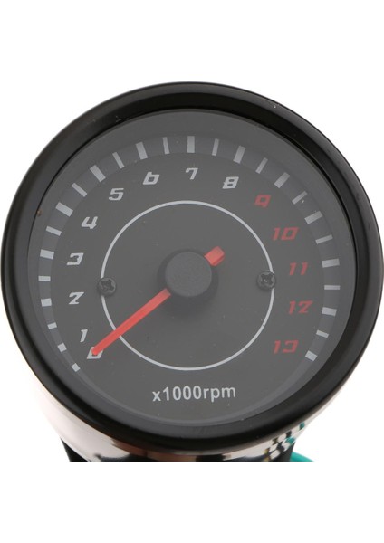 0-13000RMP Için Motosiklet LED Arka Işık Takometre Gösterge Braketi (Yurt Dışından)