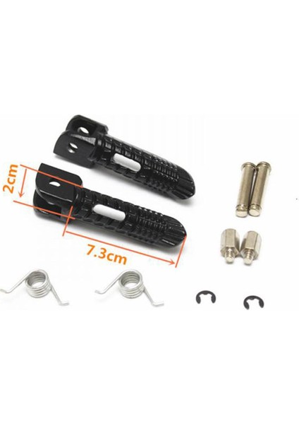 Yolcu Motosiklet Aksesuarı Için 2x Arka Ayak Dönemi Pedal Braketi (Yurt Dışından)