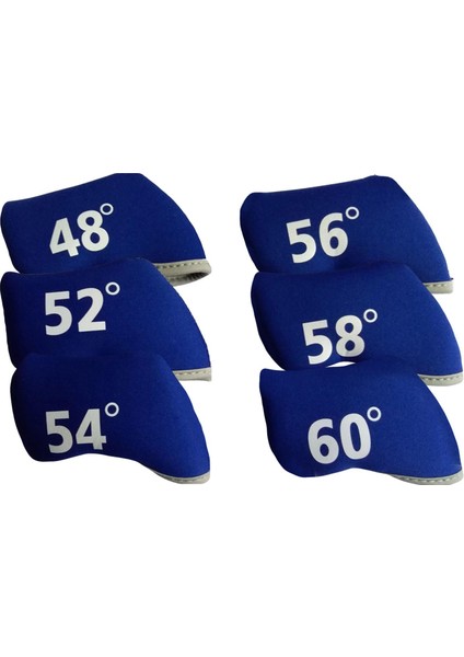 6 Adet Golf Club Headcover Demir Kafa Kapakları Tüm Sürücü Kulüpleri Spor Mavisi (Yurt Dışından) fiyatları