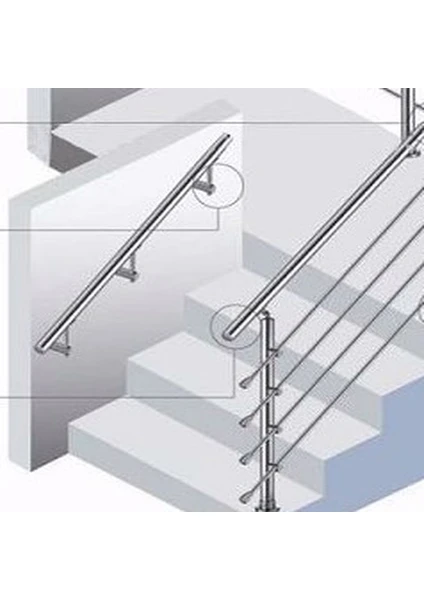 4K Home Design Paslanmaz(Krom) Duvar Tutunma Barıbanyo Wc Duş Merdiven Yaşlı Engelli Tutamak