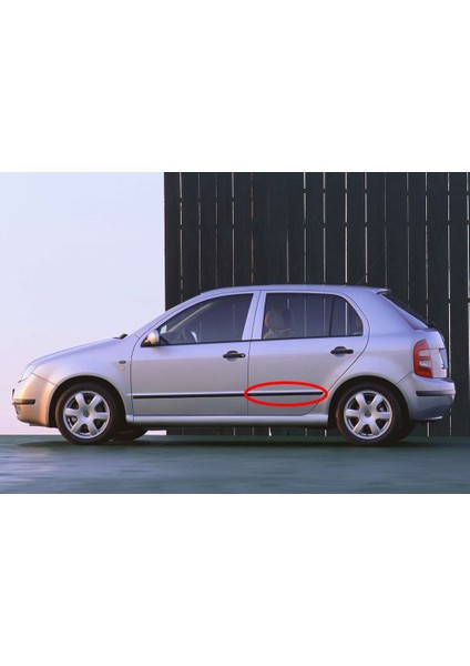 Skoda Fabia Mk1 2000-2008 Sol Arka Kapı Bandı Çıtası 6Y0853753