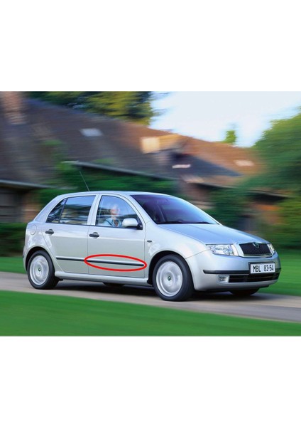 Skoda Fabia Mk1 2000-2008 Sağ Ön Kapı Bandı Çıtası 6Y0853516