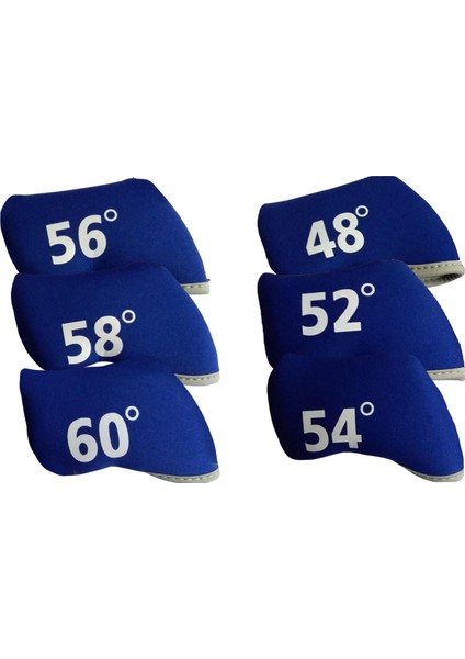 6 Adet Golf Club Headcover Demir Kafa Kapakları Tüm Sürücü Kulüpleri Spor Mavisi (Yurt Dışından) fırsatları