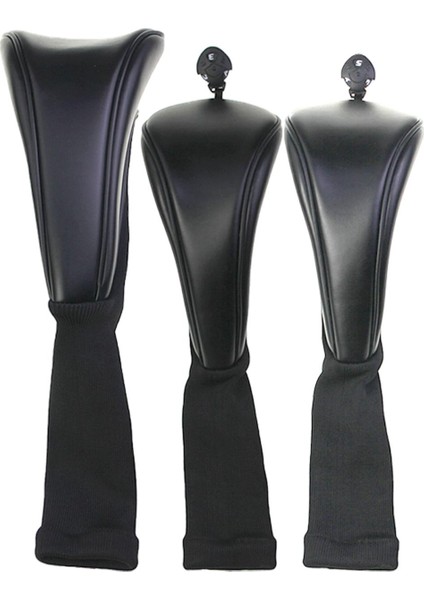 Golf Kafa Kapakları Set Koruyucu Ekipman Sürücü Fairway Kasa Uzun Boyun Sarma (Yurt Dışından)