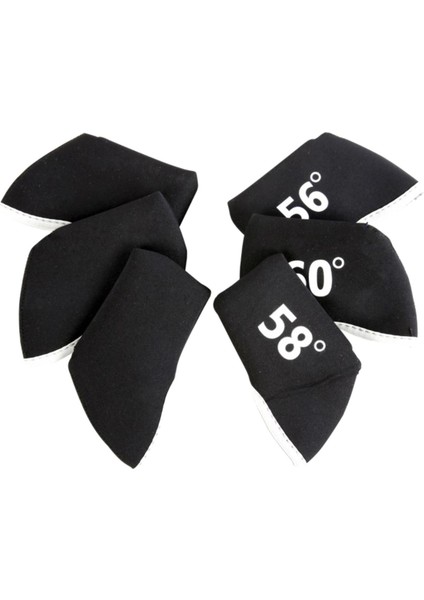 6 Adet Golf Club Headcover Demir Kafa Tüm Sürücü Kulüpleri Sports Siyah Için (Yurt Dışından) indirimleri