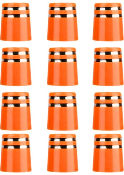 12 Adet Golf Ferrules Konik Ucu Için Konik Uç Adaptörü Demir Kama Turuncu Kaplar (Yurt Dışından)