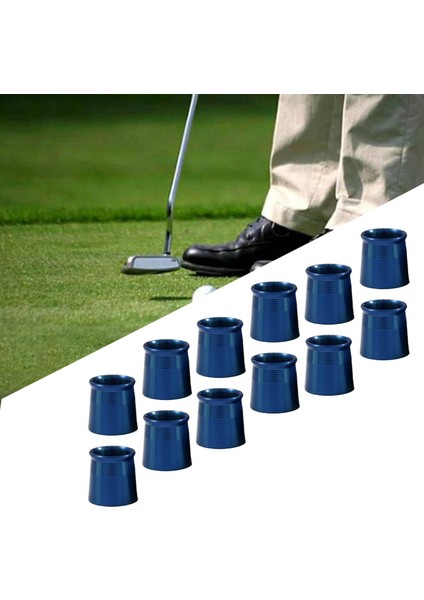 12X Golf Demir Ferrules Konik Ucu Demir Kama Alüminyum Yakalar Uç Kapaklar Mavi (Yurt Dışından) fırsatları