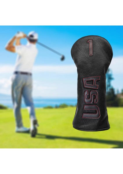 Pu Golf x Fairway Woods Protector Golf Kafa Kapağı Siyah (Yurt Dışından) modelleri
