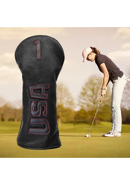 Pu Golf x Fairway Woods Protector Golf Kafa Kapağı Siyah (Yurt Dışından) indirimleri