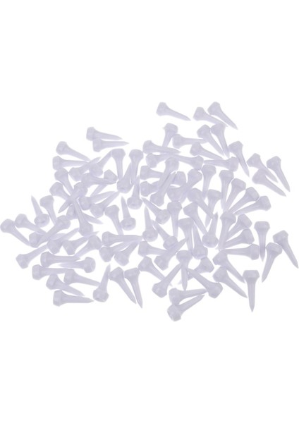 100PCS Profesyonel Sürtünmesiz Golf Tee Beyaz Golf Tees 35MM/1.4 " (Yurt Dışından)