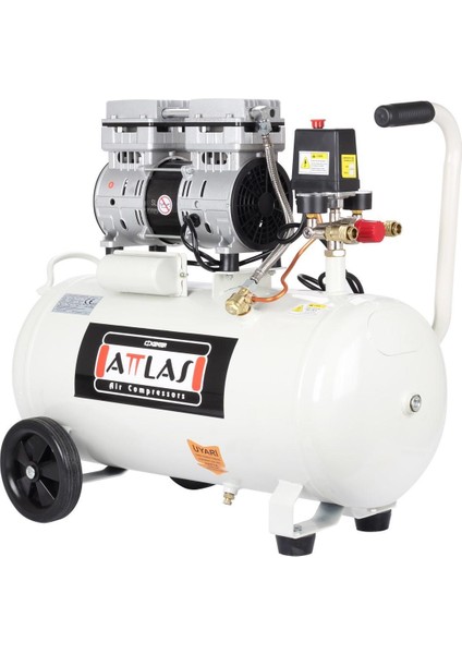 Attlas Sk 1050 Ultra Sessiz Yağsız Hava Kompresörü 50 Litre