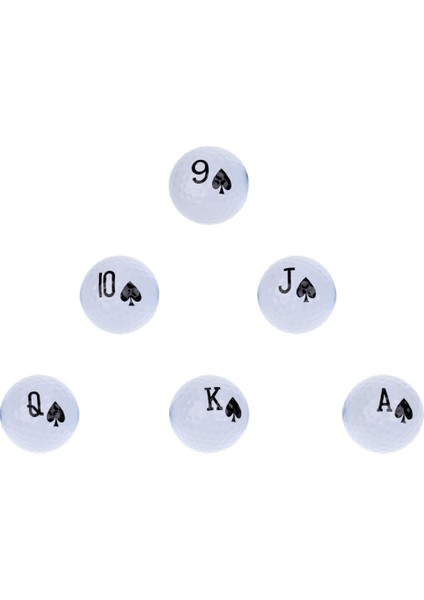 6 Adet/paket Yüksek Dereceli S Golf Aksesuarları Golfçü Golf Topu Için Hediye (Yurt Dışından)
