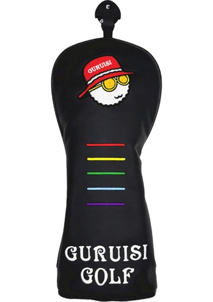 Golf Kafa Kapağı Dayanıklı Taşınabilir Kapalı Kulüp Başlık Koruma Kolu Seyahat Fairway Black (Yurt Dışından) fiyatları