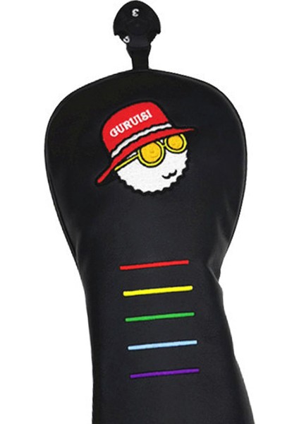 Golf Kafa Kapağı Dayanıklı Taşınabilir Kapalı Kulüp Başlık Koruma Kolu Seyahat Fairway Black (Yurt Dışından) fırsatları