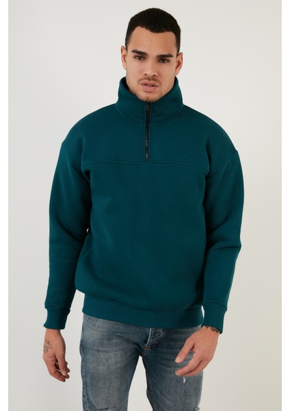 Regular Fit Pamuklu Içi Tüylü Yumuşak Şardonlu Kışlık Sweat Erkek Sweat 59053431 fırsatları