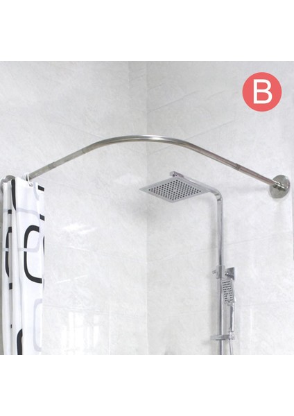 L-Shapaed Banyo Küvet Köşe Duş Perdesi Çubuk Büyük Uzay 70-95 x 90-130 cm. (Yurt Dışından) modelleri